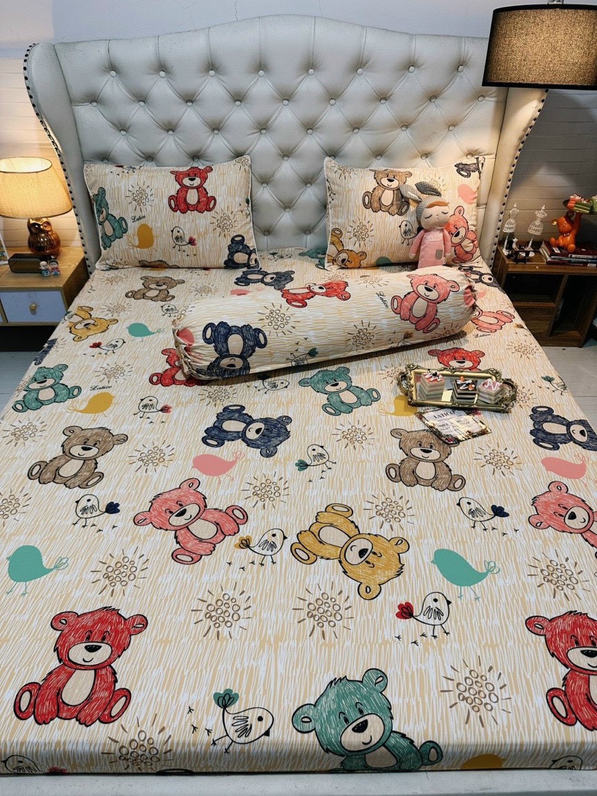Bộ drap ga thun siêu lạnh lụa chất cực mát