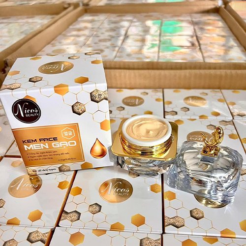 [Chính hãng] KEM FACE MEN GẠO NICOS