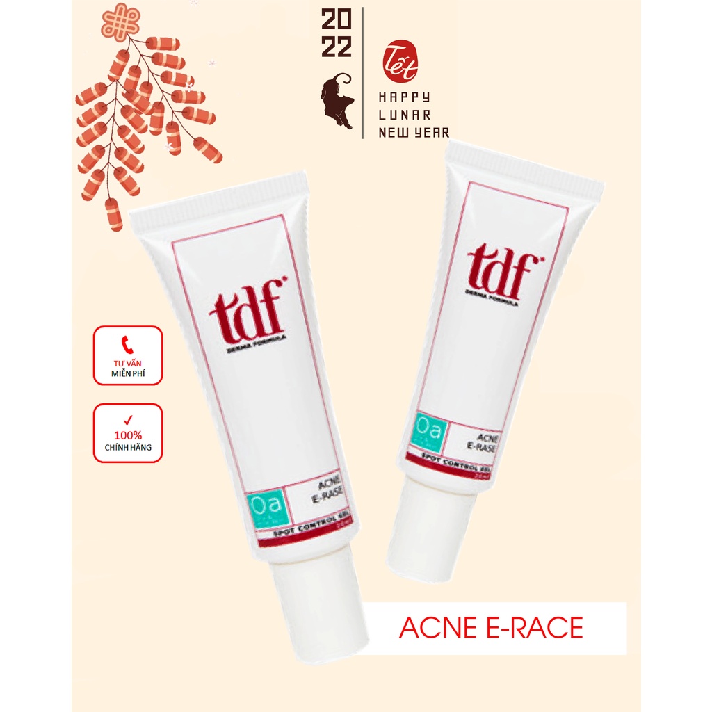 Kem Chấm mụn gom cồi mụ n thần tốc ACNE E RASE TDF