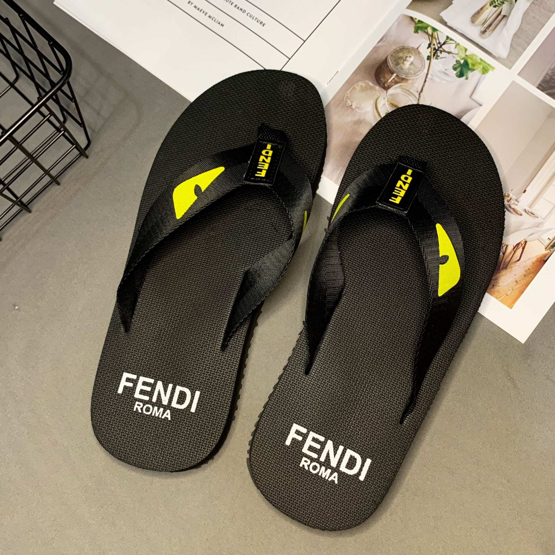 🔥Dép Mắt Cáo FD🔥Dép Kẹp Xỏ Ngón Nam Nữ Đi Biển Êm Chân Chống Trượt Thời Trang D021- Maipy