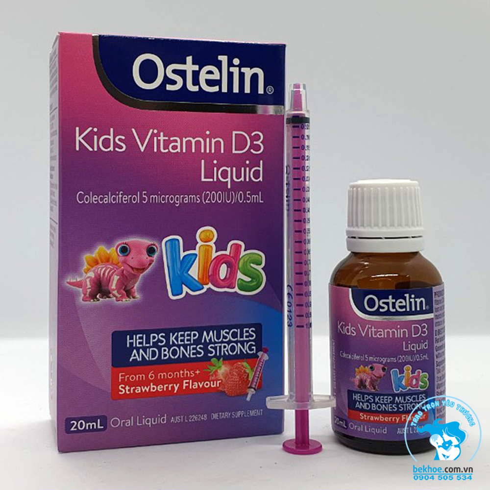 Ostelin D3 - Vitamin D3 Ostelin Liquid 20ml Úc