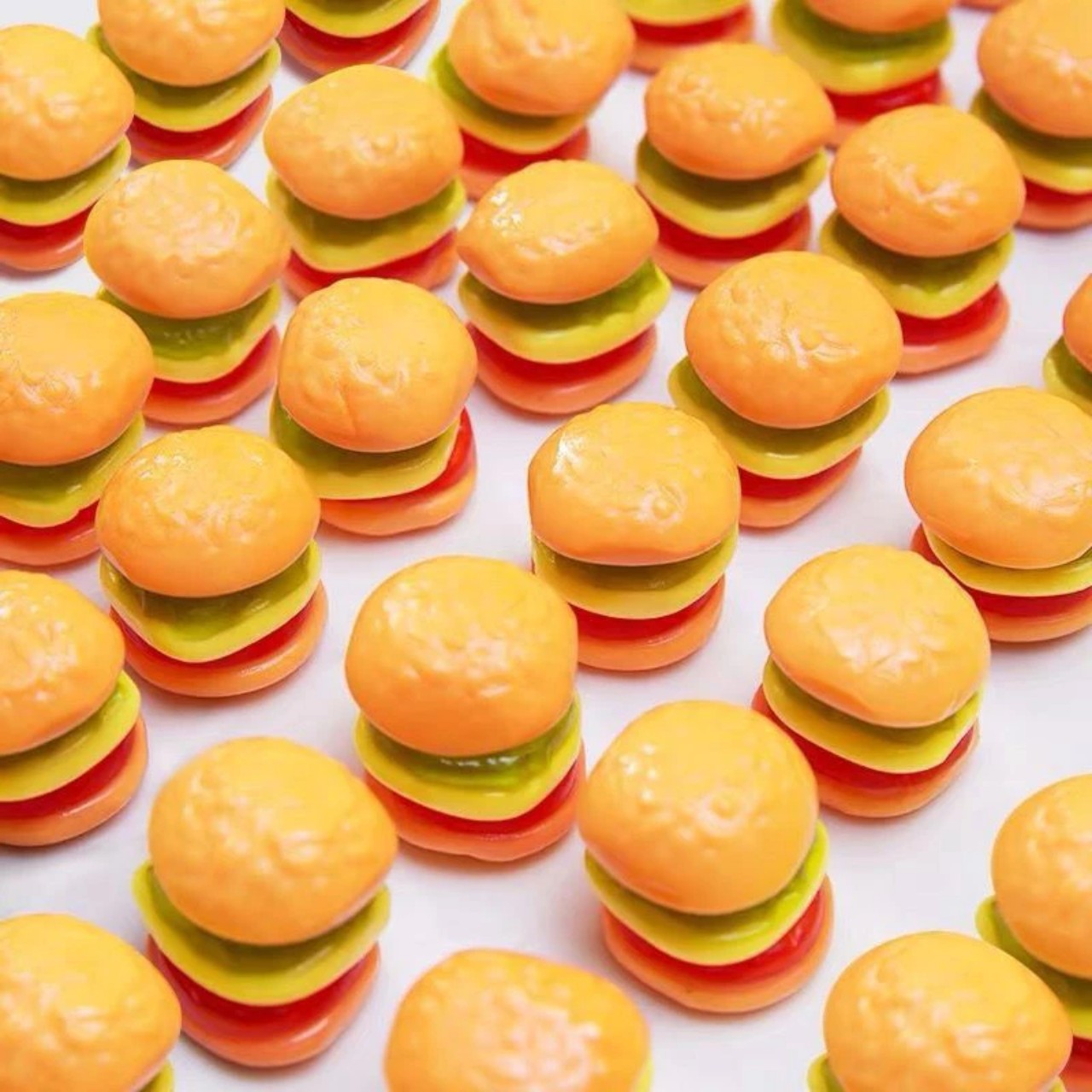 100g Kẹo dẻo Humberger trái cây/ Kẹo dẻo mini HumBurger quà tặng cho bé ăn vặt siêu nghiền
