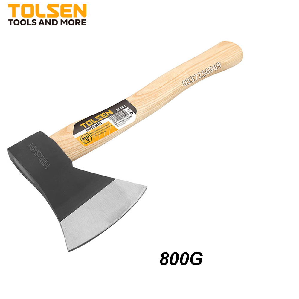 BÚA RÌU CÁN GỖ chất liệu hợp kim thép cứng cáp sử dụng để đục, đẻo, chặt cây cối, thoát hiểm, đi rừng 800 g - Tiêu chuẩn sản xuất Châu Âu