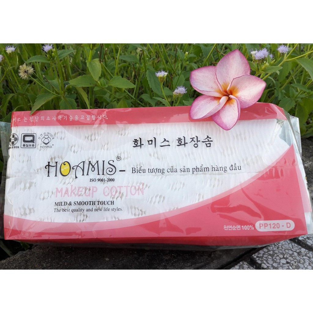 Hoamis Makeup Removal Cotton (Bag of 120 Pieces)