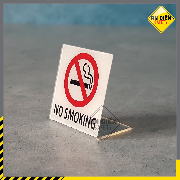 Signage security Fill Safety-Sea Mica high grade no smoking ban to smoke for table