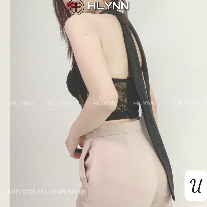 áo bra ren kèm mút yếm cột dây cổ sexy u