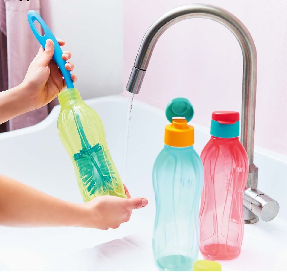 Cọ bình nước, ống hút, Tupperware, chính hãng