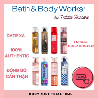 [Đủ Mùi] Xịt Thơm Toàn Thân Bath And Body Works Body Mist (10ml) thumbnail