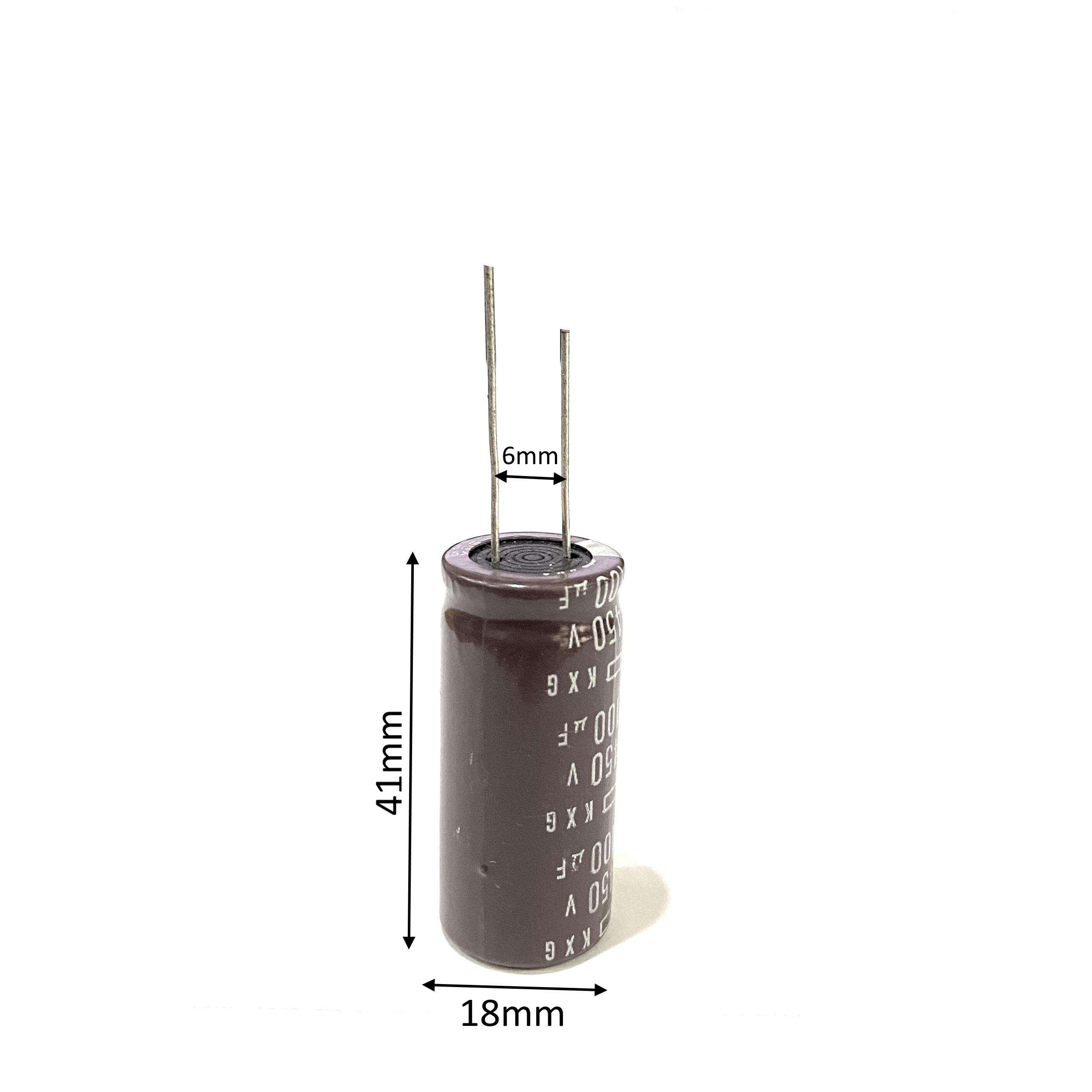 Tụ hóa 100uf 450v 18x41mm loại tốt