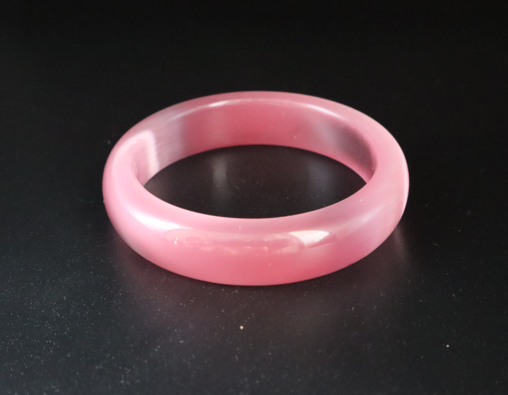 [HCM]Vòng tay đá mắt mèo hồng thời trang mớivòng tuyệt đẹpđá sáng bóngđủ side cho khách lựabao đẹp