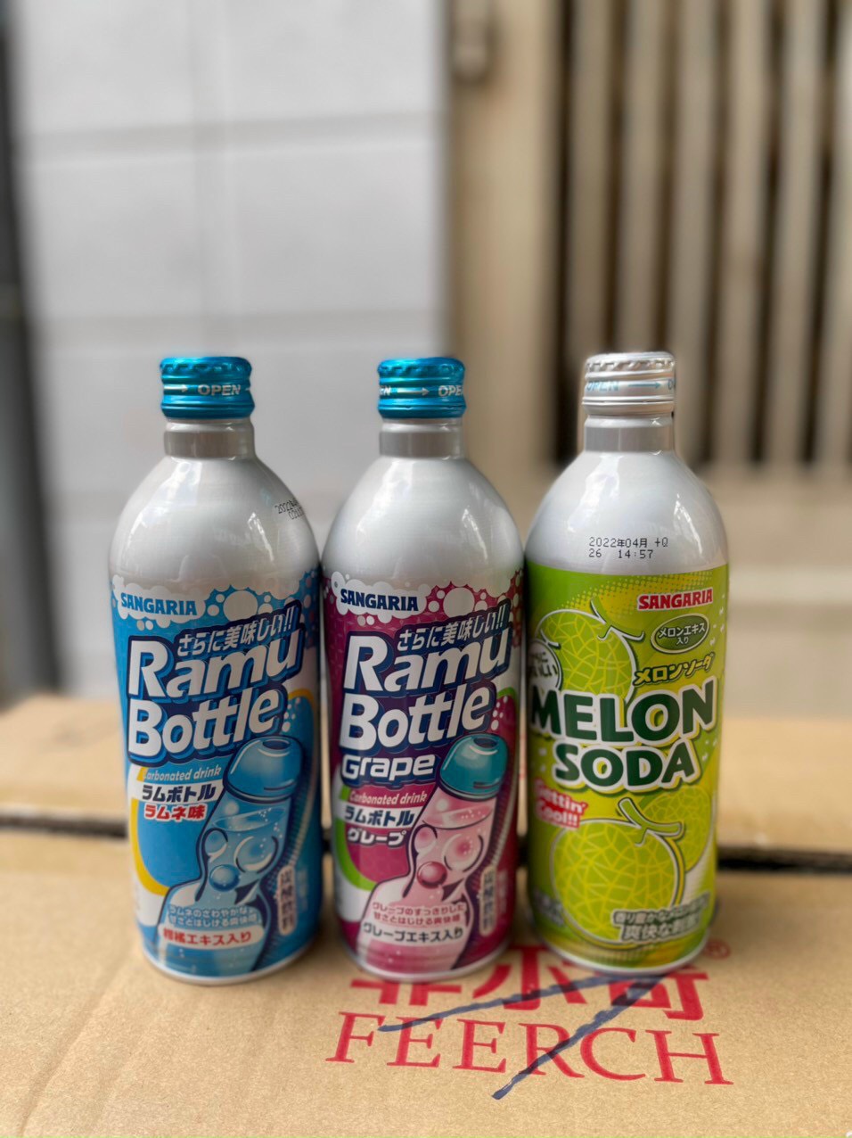 [HÀNG CHUẨN] COMBO 3 CHAI SODA NHẬT ĐỦ VỊ SANGARIA 600ML