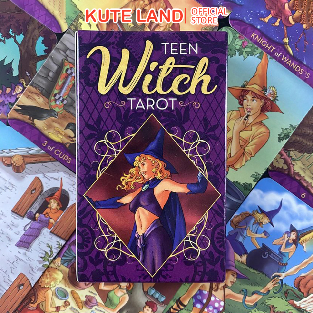 Bài Tarot Teen Witch Tarot Tặng Đá Thanh Tẩy
