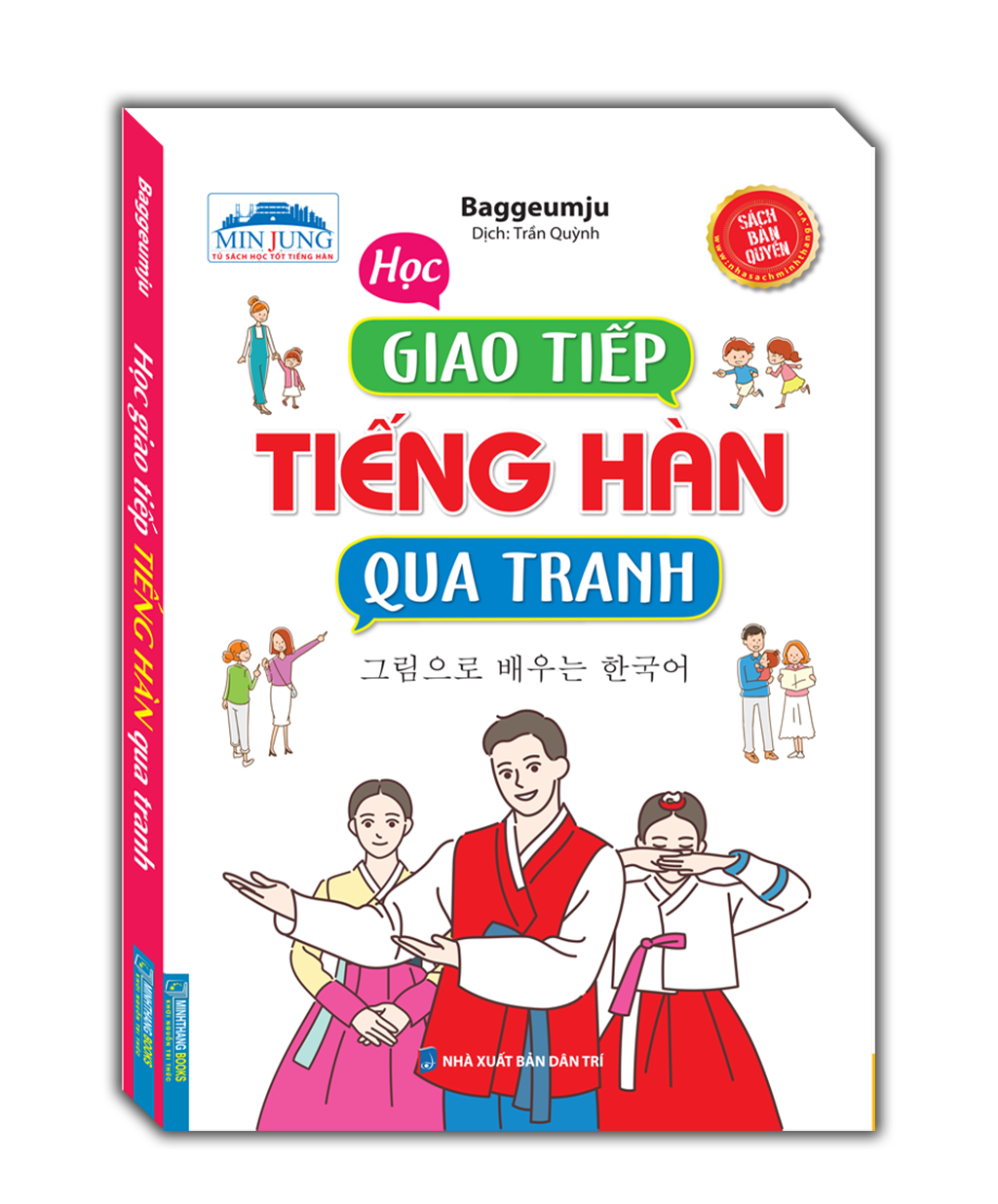 Sách - Học giao tiếp tiếng hàn qua tranh(sách bản quyền)