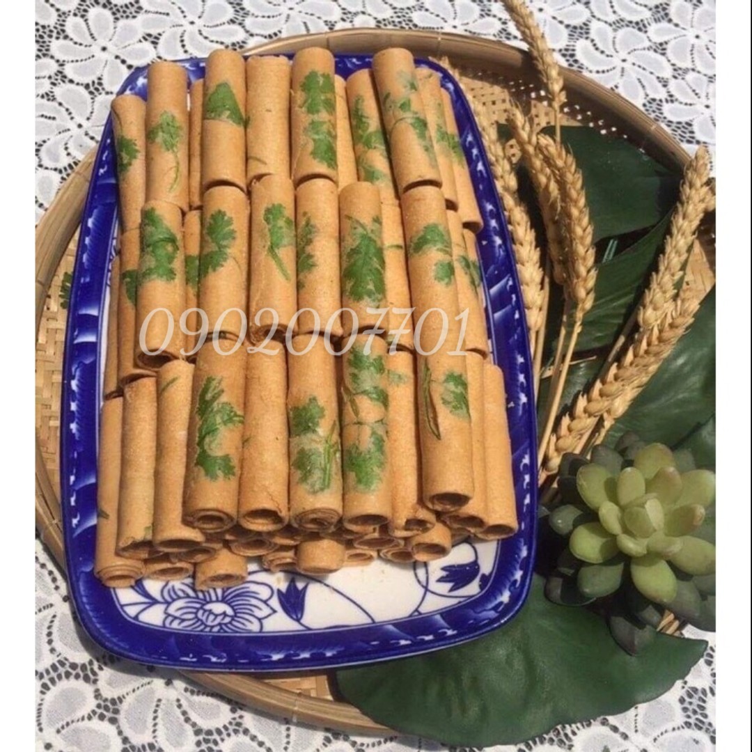 400g bánh ống ngò nhân bơ đậu phộng - đồ ăn vặt - bách hóa online uy tín