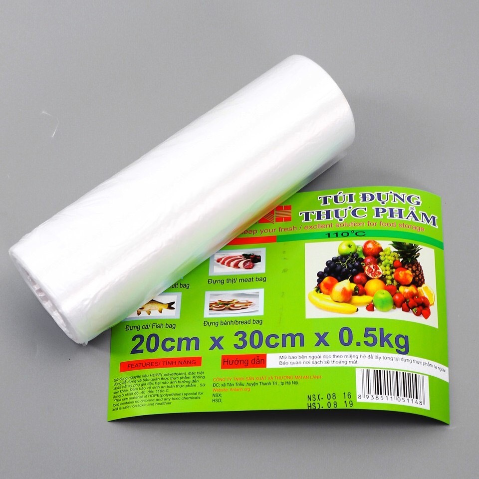 Túi Đựng Thực Phẩm Tự Hủy Sinh Học