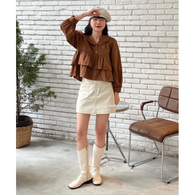 Chân váy túi trước Lumi MOD261222