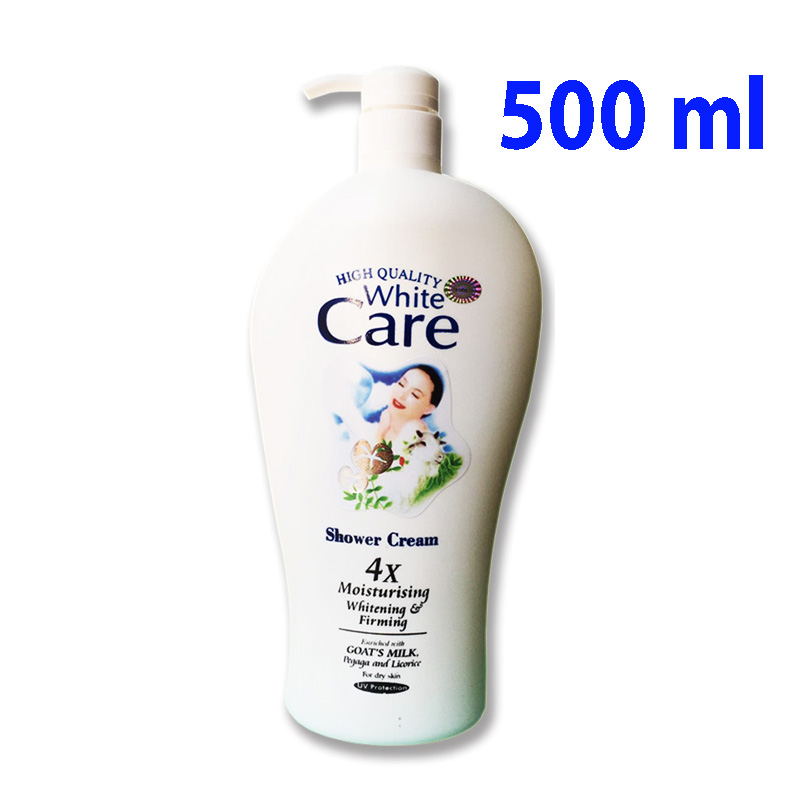 [HCM]- [ Combo 2 chai ] 1700ml Sữa Tắm Dê White Care Cao Cấp Malaysia (Chai lớn 1200ml + chai nhỏ 500ml ) (Date mới 36 tháng)-[ 12.12 Hot Deals ]