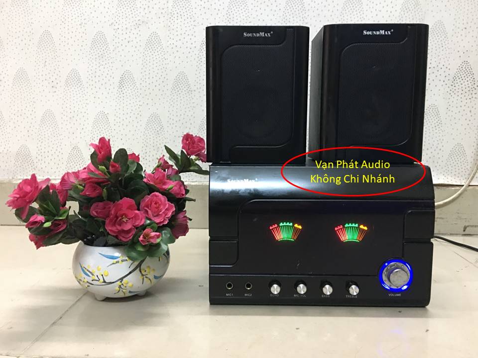 Loa SoundMax 2729 Có Màn Hình - qua sử dụng ( TẶNG DÂY 3.5 NGHE ĐIỆN THOẠI )