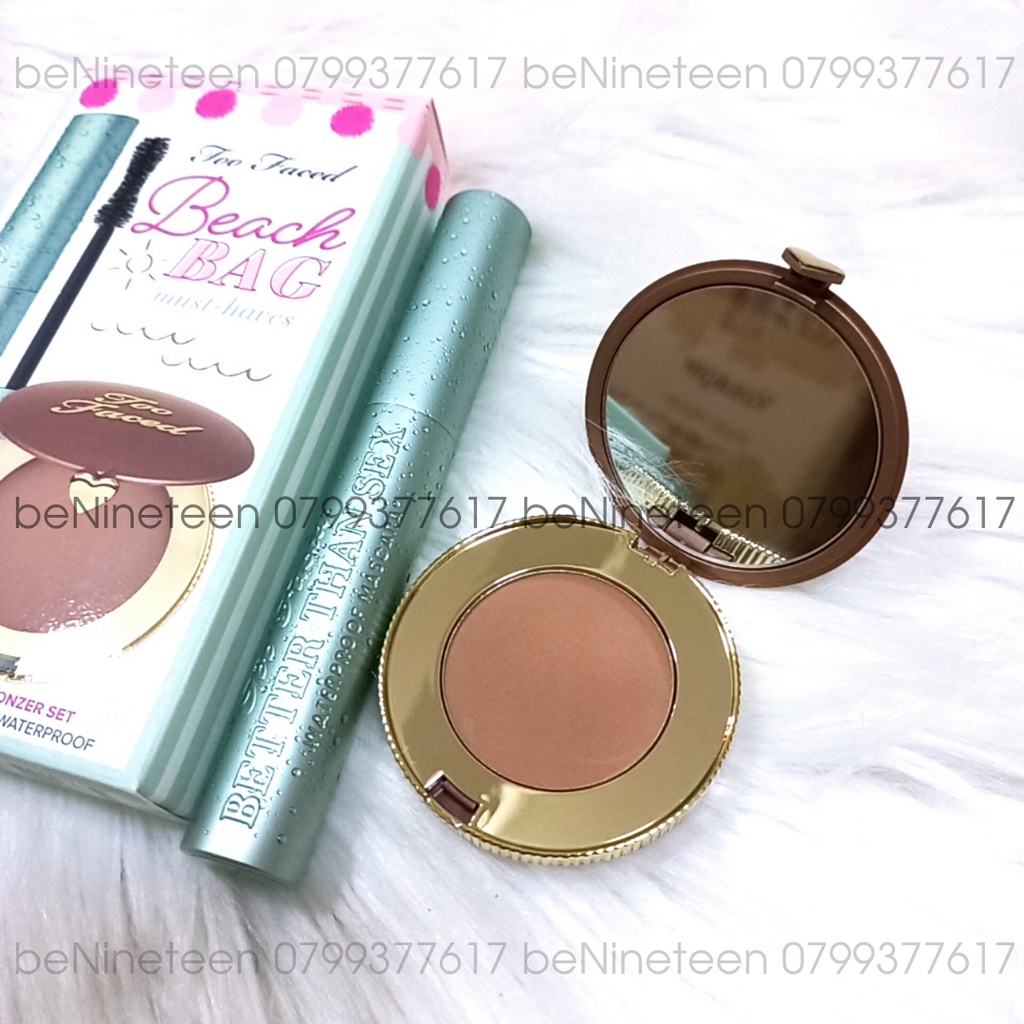 [FULLSIZE] Bộ Trang Điểm Too Faced gồm Mascara và Bronzer