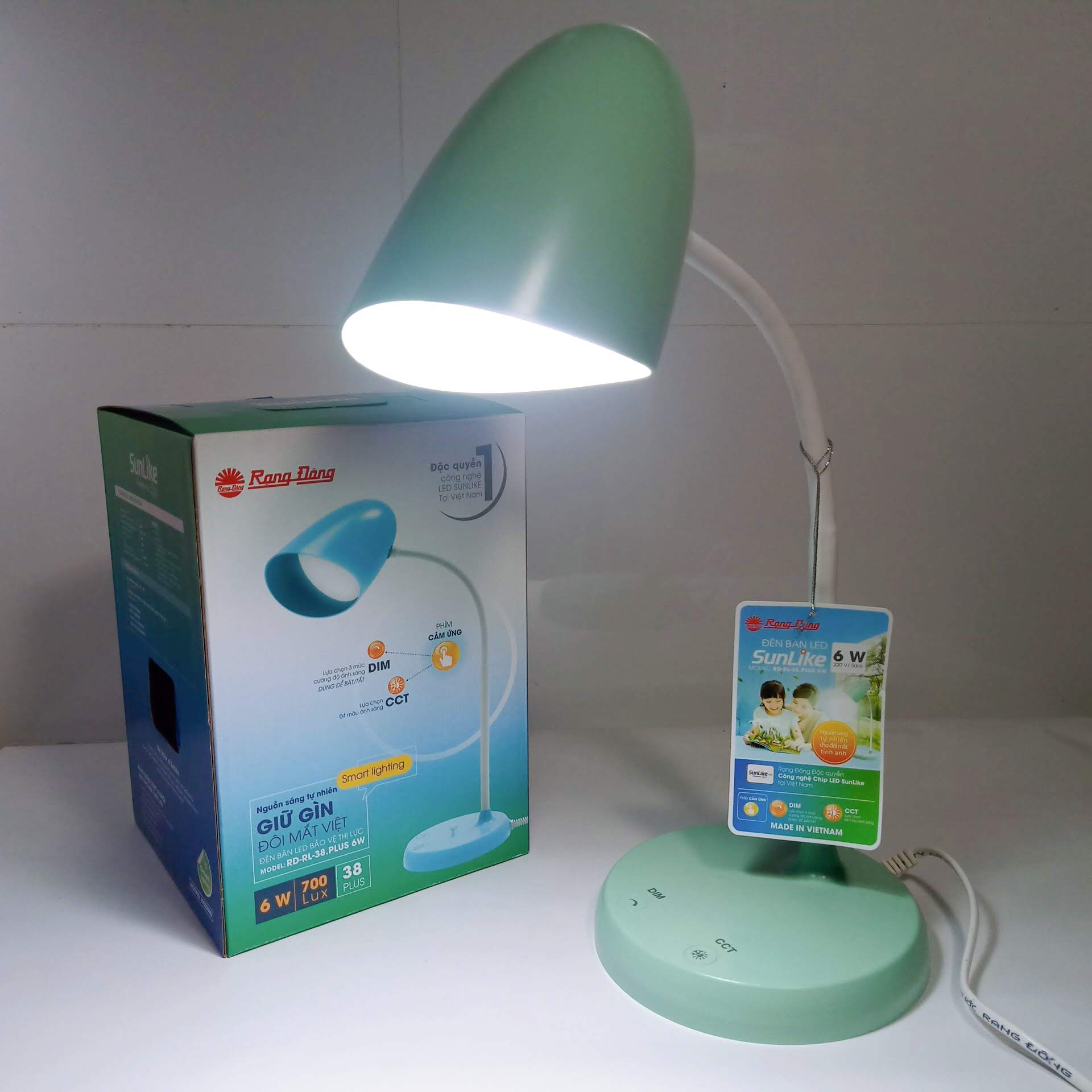Đèn bàn LED chống cận 6W Rạng Đông RL-38 Plus.LED