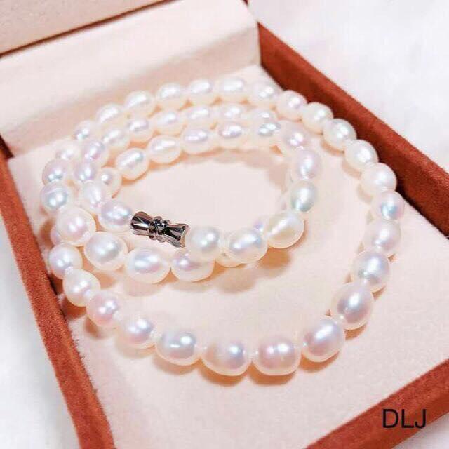 Vòng cổ ngọc trai tự nhiên thật 100%