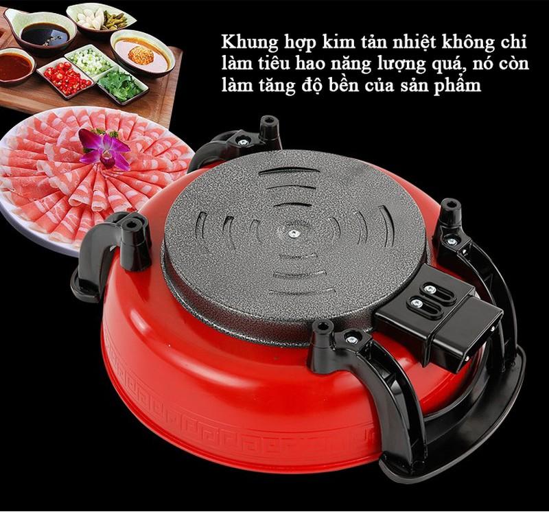 [HCM]Nồi Lẩu Điện 2 Ngăn Mishio MK112