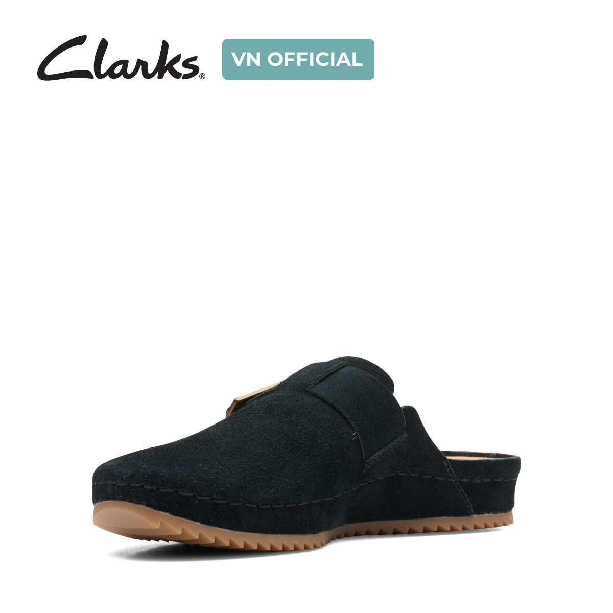 Giày Mule Da Lộn Nữ Clarks - BrookleighMule