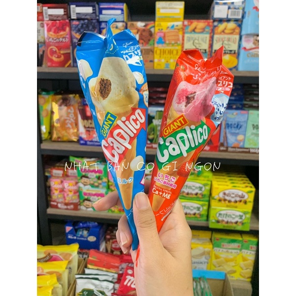 Bánh que kem Glico Nhật Bản big size 34g