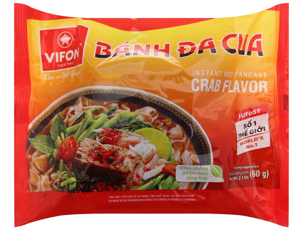 Cb 10 /30 gói bánh đa cua vifon gói 60g - 10761