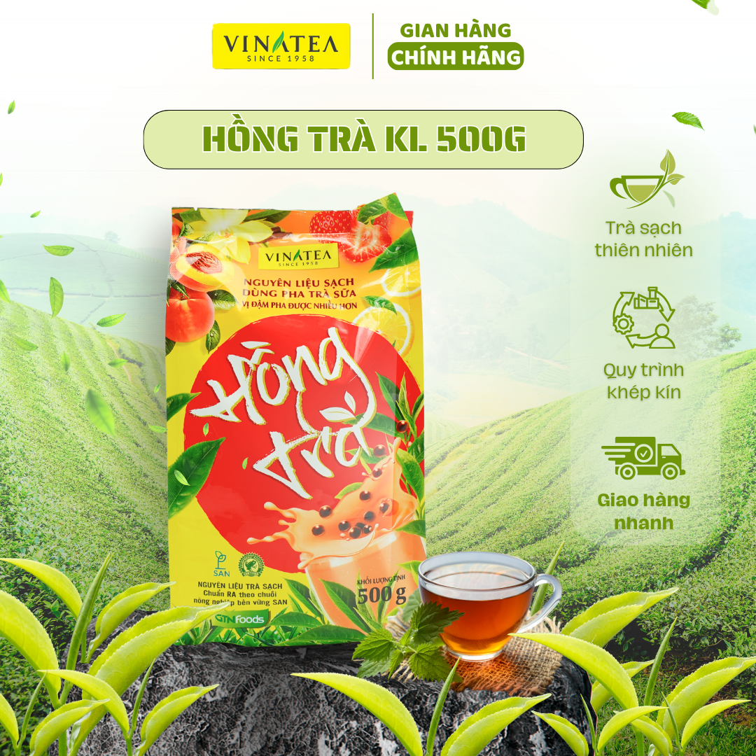 Vinatea Red Tea Special Tea 500g, Suitable for Making Milk Tea