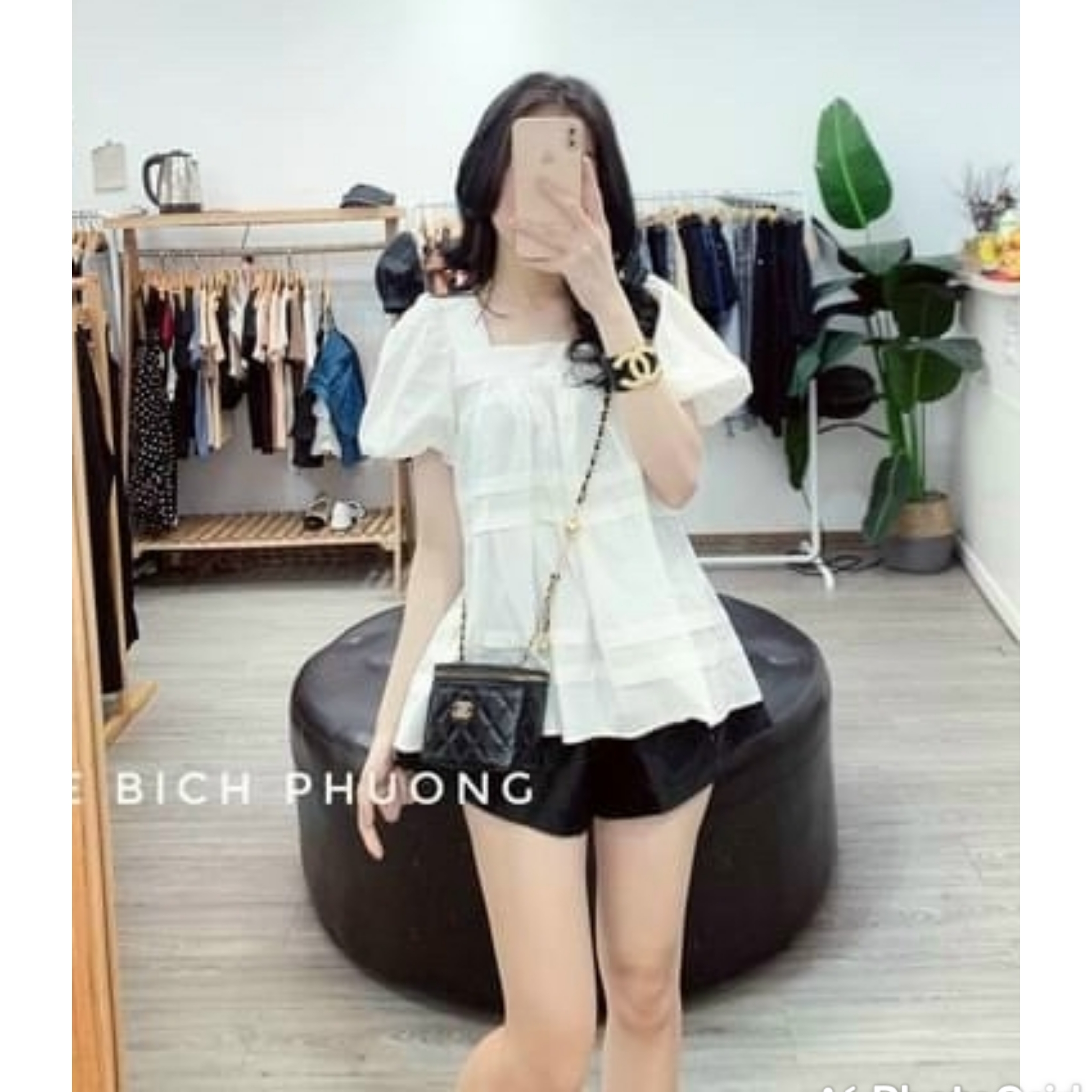 [FREESHIPMAX] Áo bầu - áo bầu công sở đẹp chất đũi hàn freesize cho mẹ bầu tới 70kg