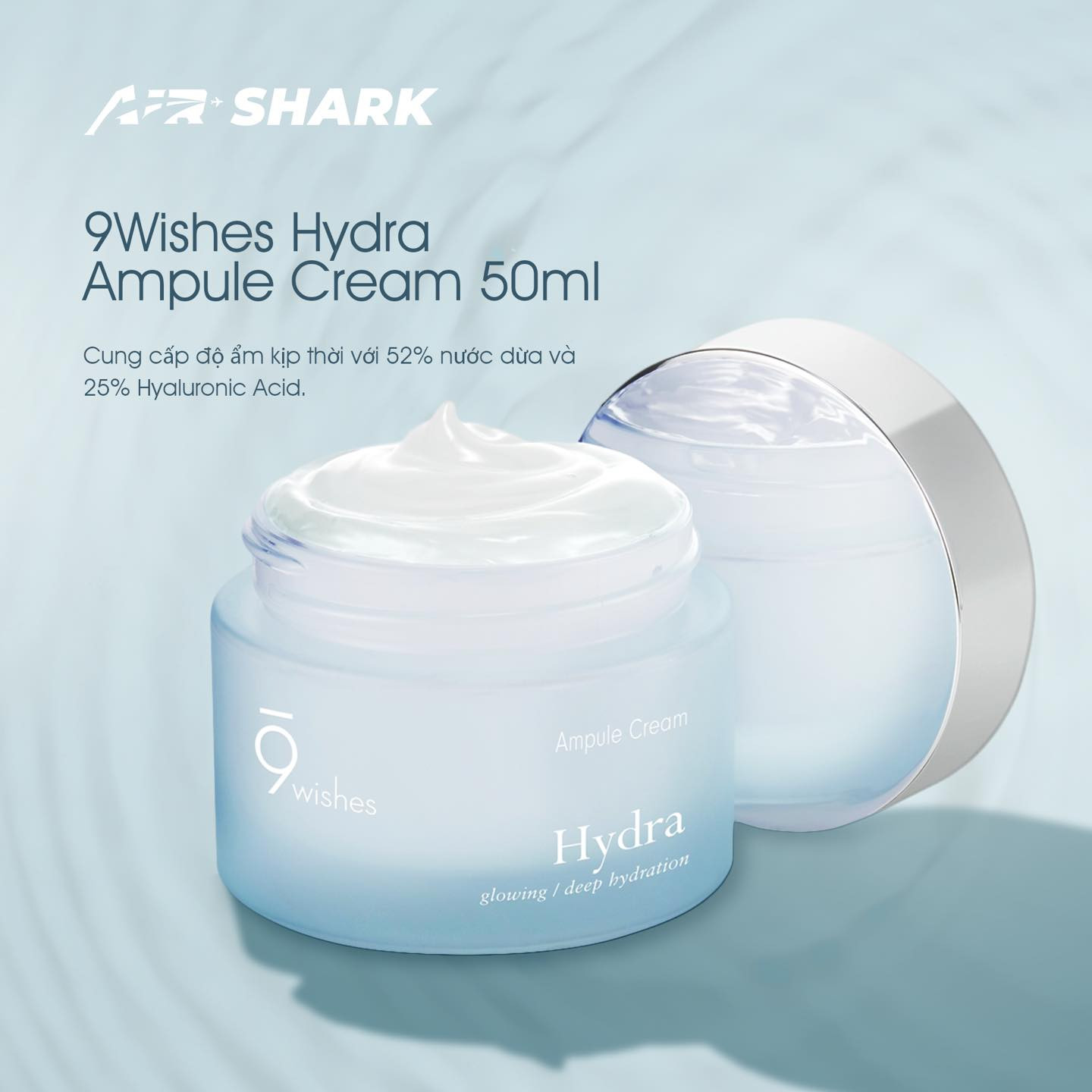Kem Dưỡng Ẩm 9 Wishes Hydra Ampule Cream 50ml