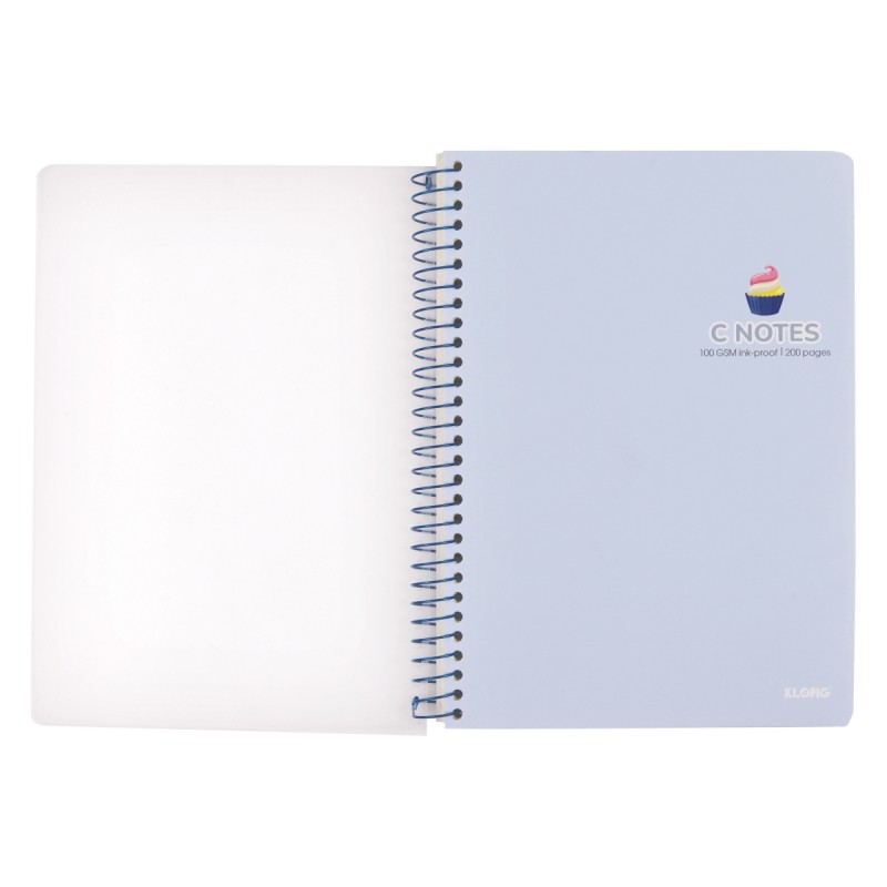 Sổ lò xo 200tr B5 C note Klong 588 #caro #dotgrid