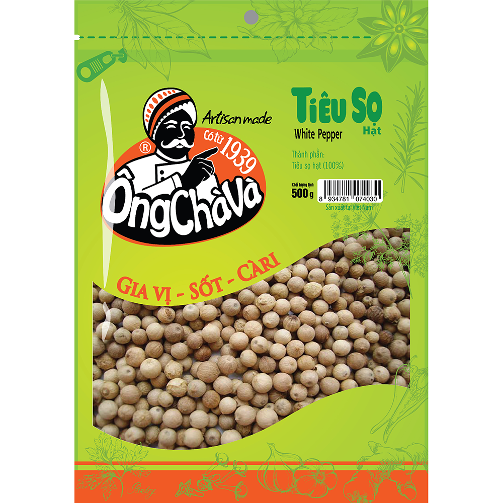 Ong Cha Va White Pepper Seeds 500g
