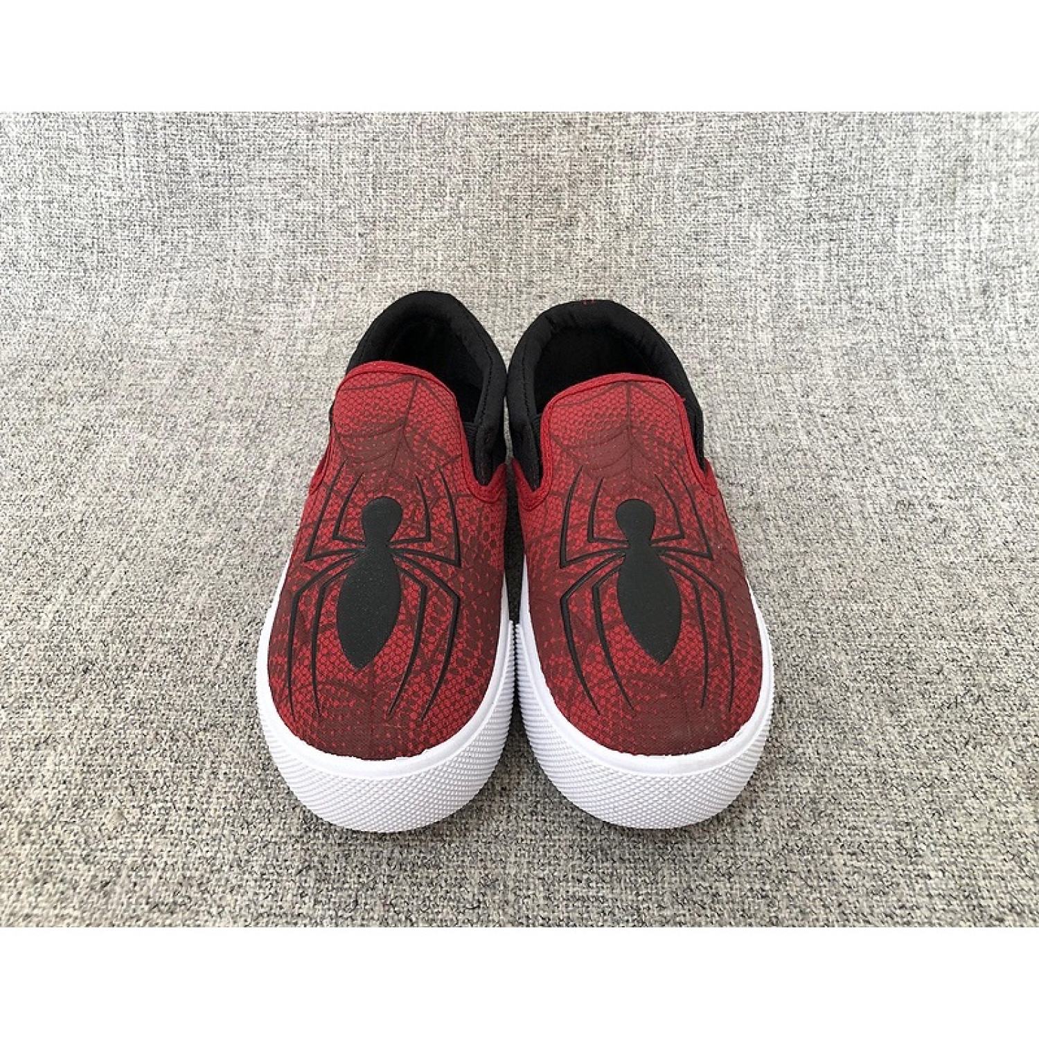 Giày lười Slip on Spiderman hàng xuất cho bé size đại