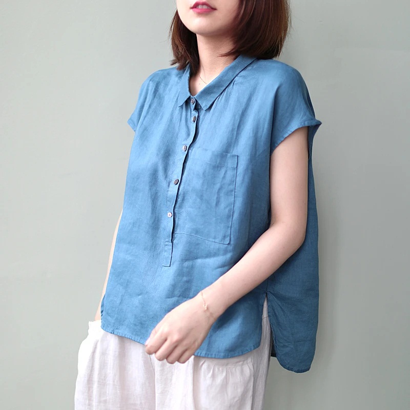 Áo linen thời trang free style
