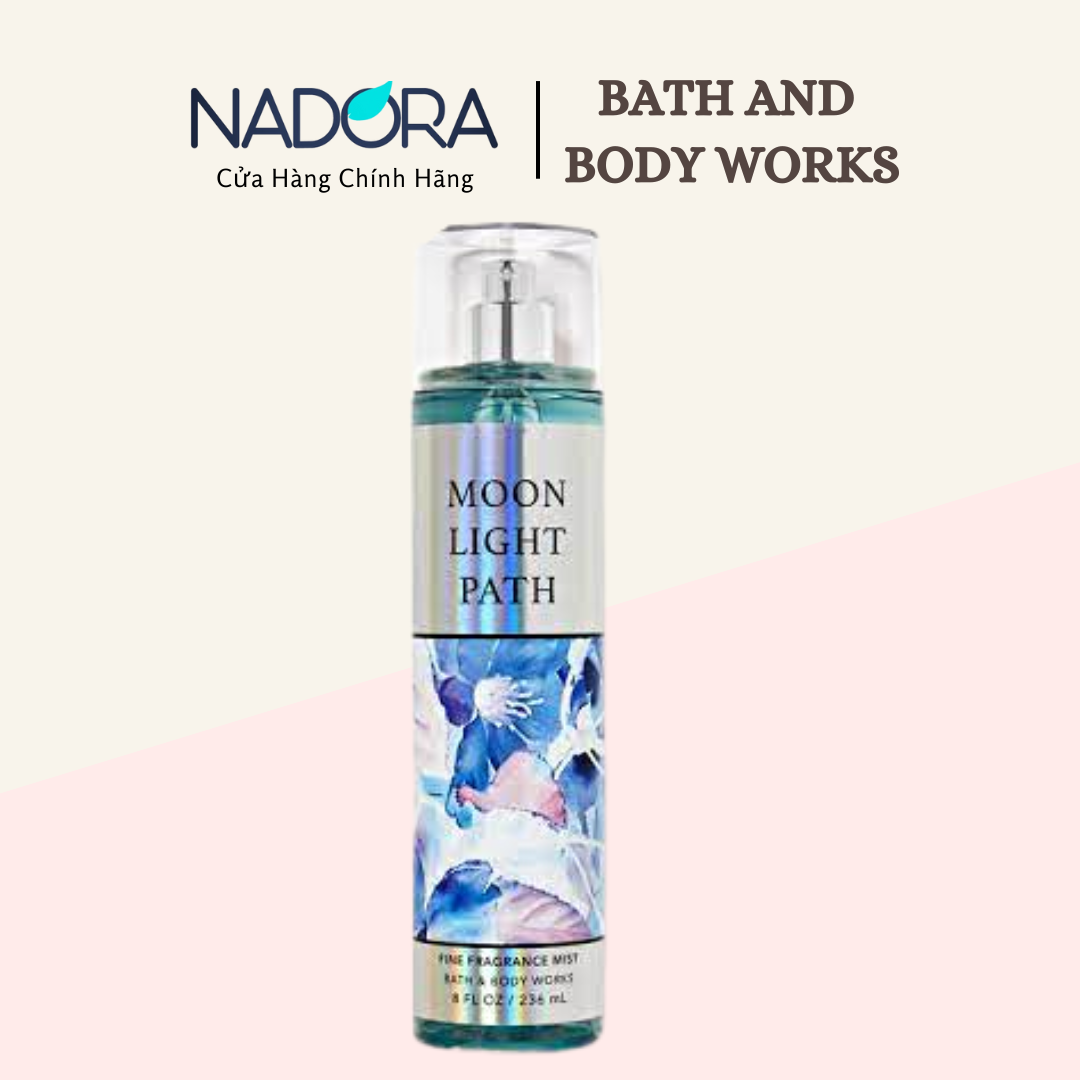 [HCM]Xịt Thơm Toàn Thân Bath And Body Works - Moonlight Path Body Mist