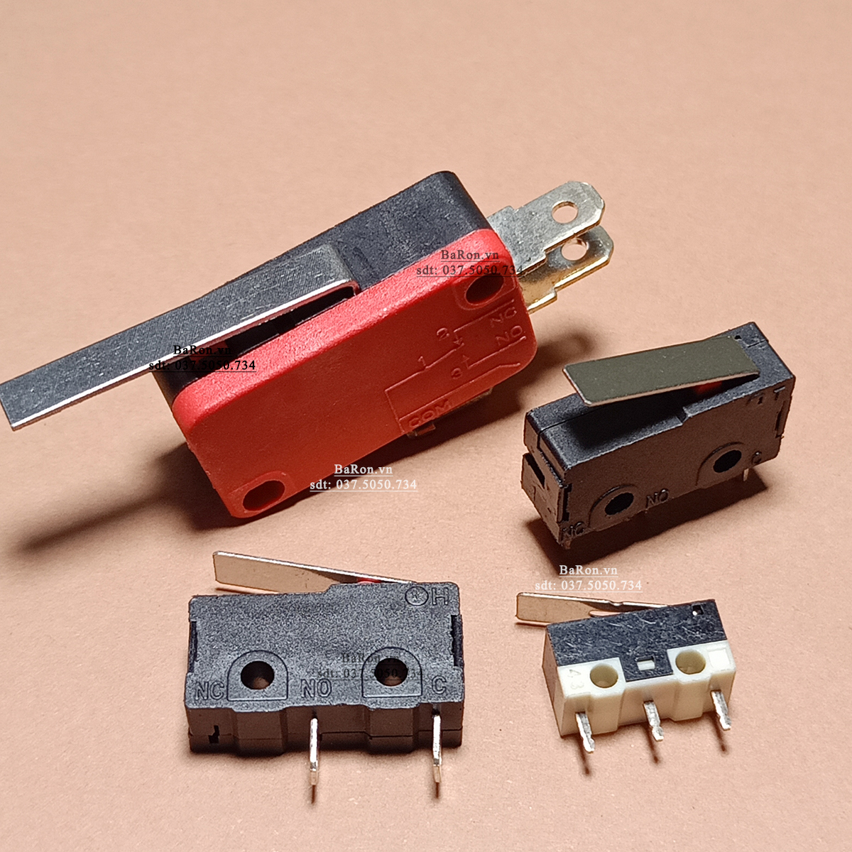 Công tắc hành trình 16A/125V /250v có con lăn
