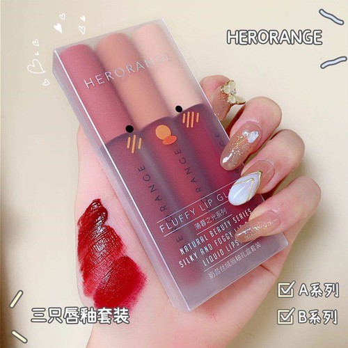 Set Son Herorange 3 Màu Siêu Xinh ( CHÍNH HÃNG )