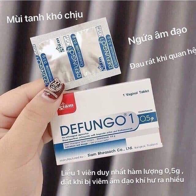 Viên Đặt Phụ Khoa DEFUNGO - Thái Lan
