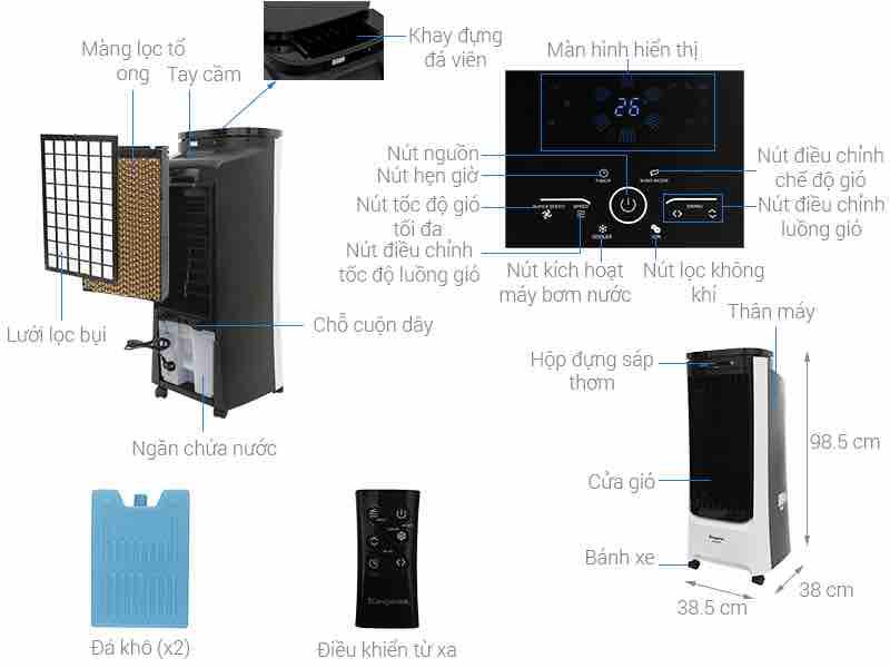Quạt điều hoà Kangaroo KG50F18