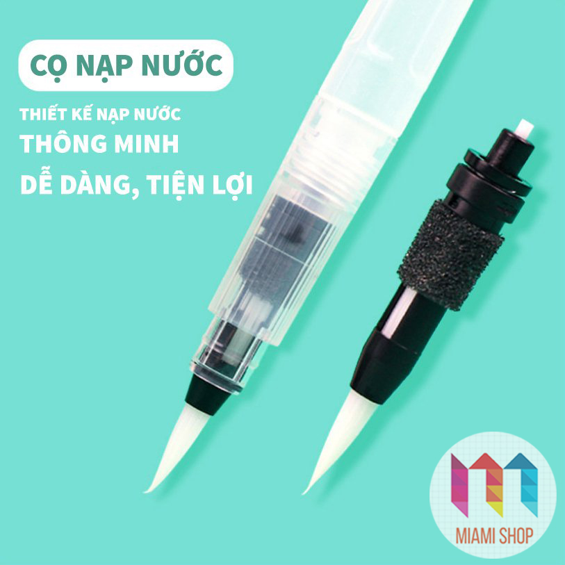 Bút vẽ màu nước Menory - Đủ kích cỡ lựa chọn