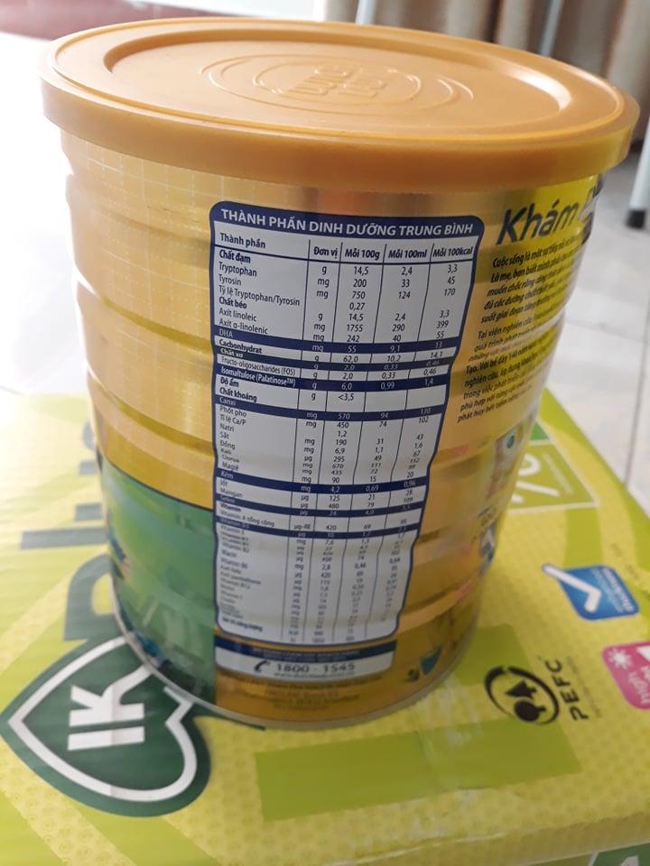 Sữa bột Dutch Lady Khám phá Gold 900g ( 2-4 Tuổi )
