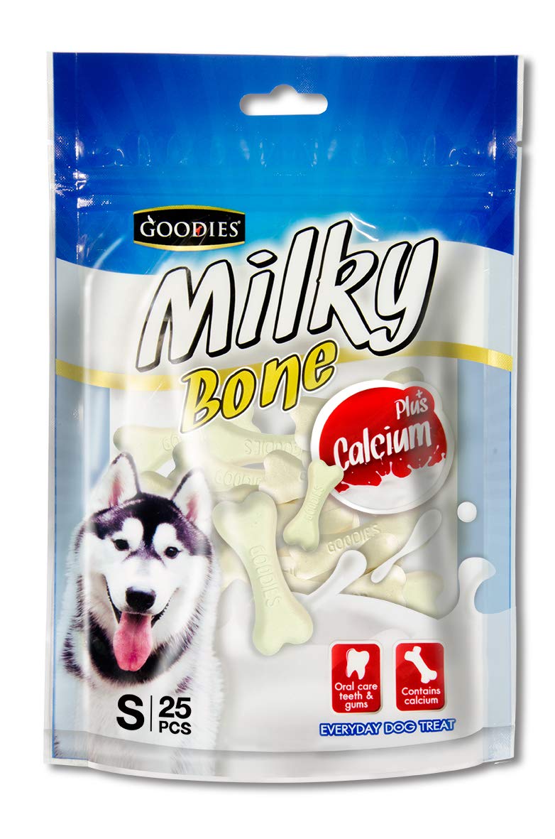 Xương sữa cho chó Milky Bone Goodies size S 25 viên