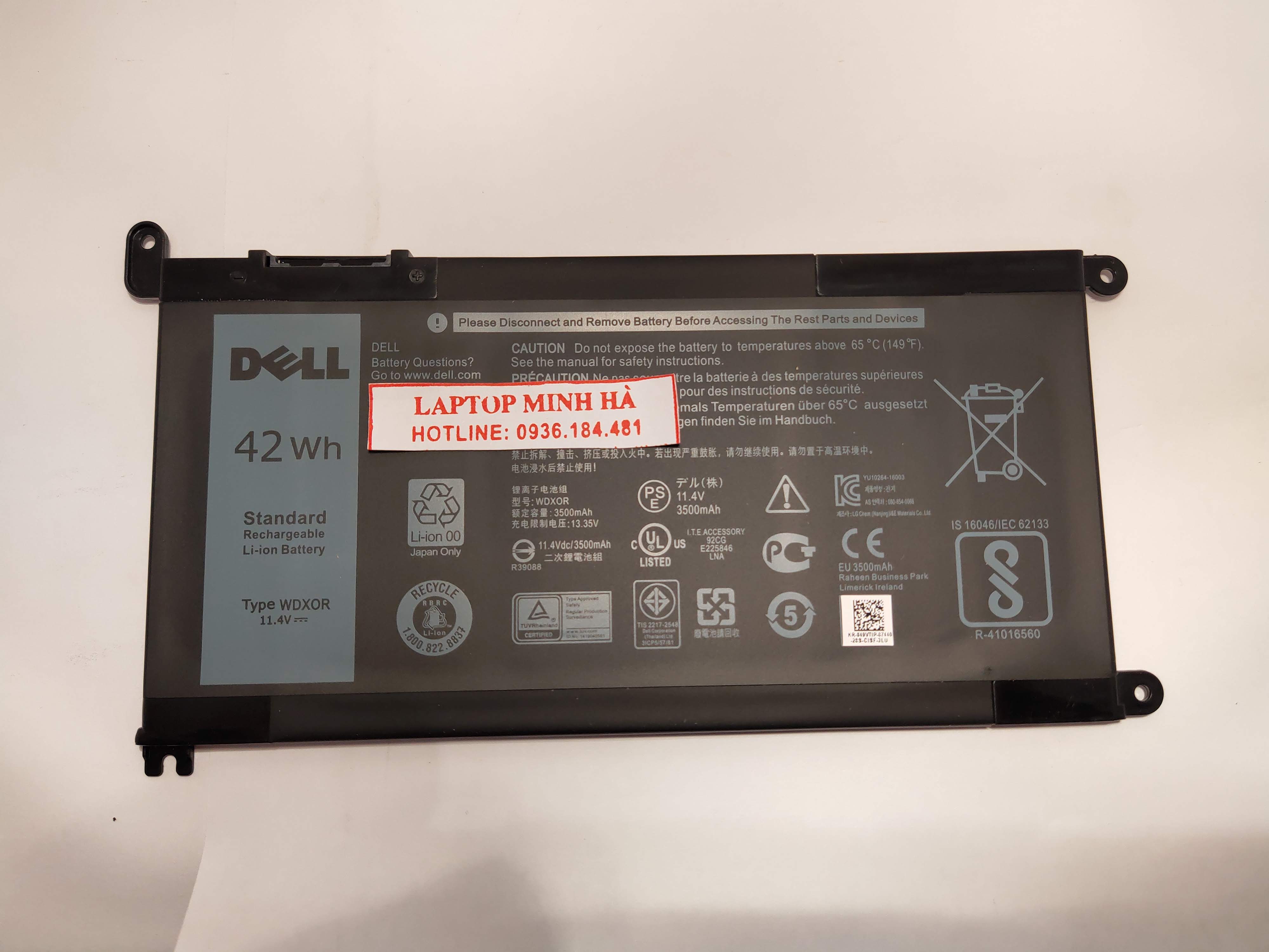 Pin laptop Dell Inspiron 7570 Zin