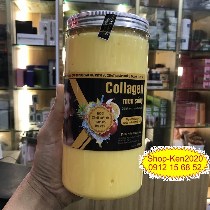 Kem hấp tóc Collagen men sống dưỡng tóc 1000ml