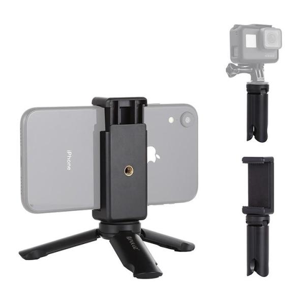 ☸  Tripod mini kiêm tay cầm quay video điện thoại và GoPro