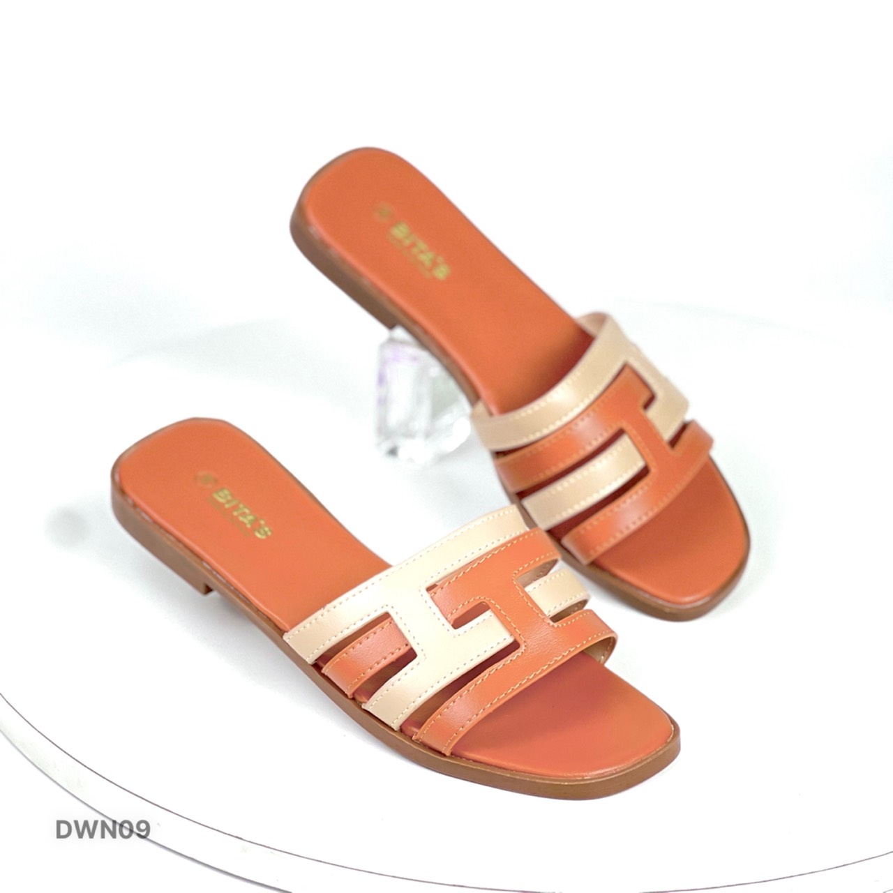 Bitas women's sandals with cord-mixed knitting flats dwn09