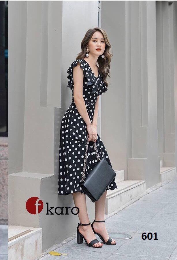 [HCM]ĐẦM DÁNG XÒE CHẤM BI SIÊU ĐẸP SIÊU SANG CHO CÁC NÀNG