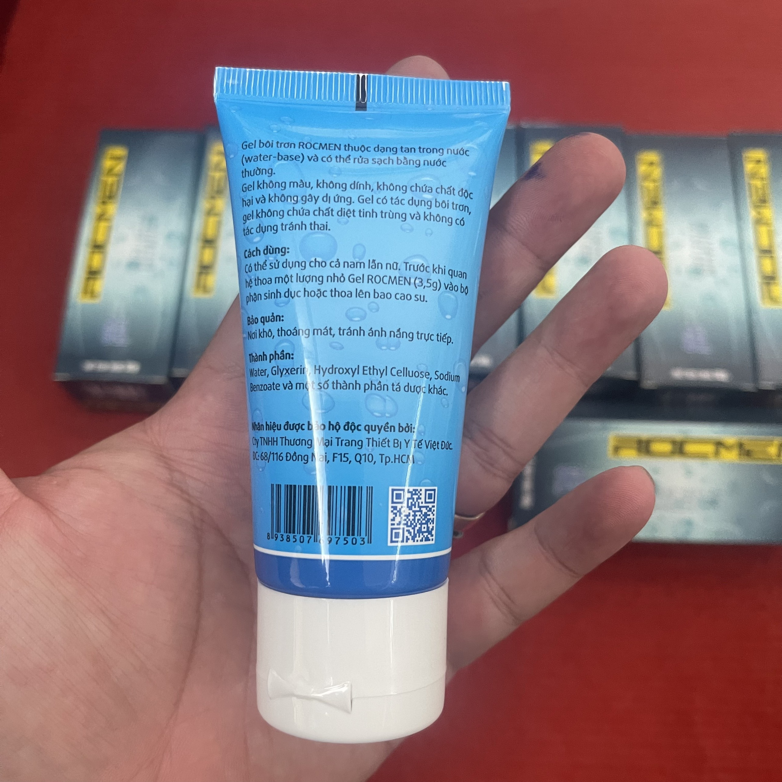 Gel Bôi Trơn + Kéo Dài RocMen 50g